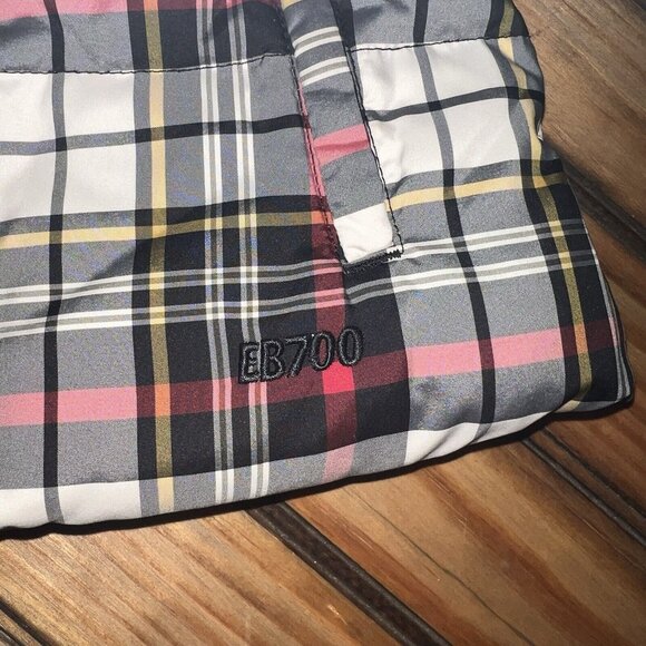 Eddie Bauer Womens Goose Down Puffer Vest Medium 700 Fill Power Plaid Gorpcore - Picture 7 of 10